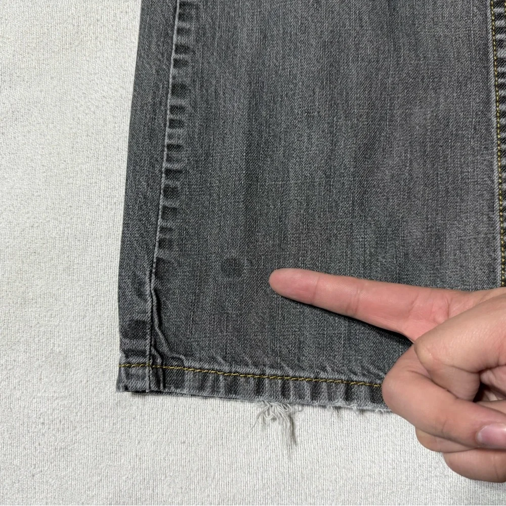 Levis 527 Jeans Mens 33x28‎ Gray Regular Bootcut Mid Rise